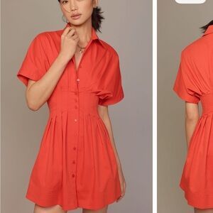 Anthropologie NWT The Tobie Mini Shirt Dress
